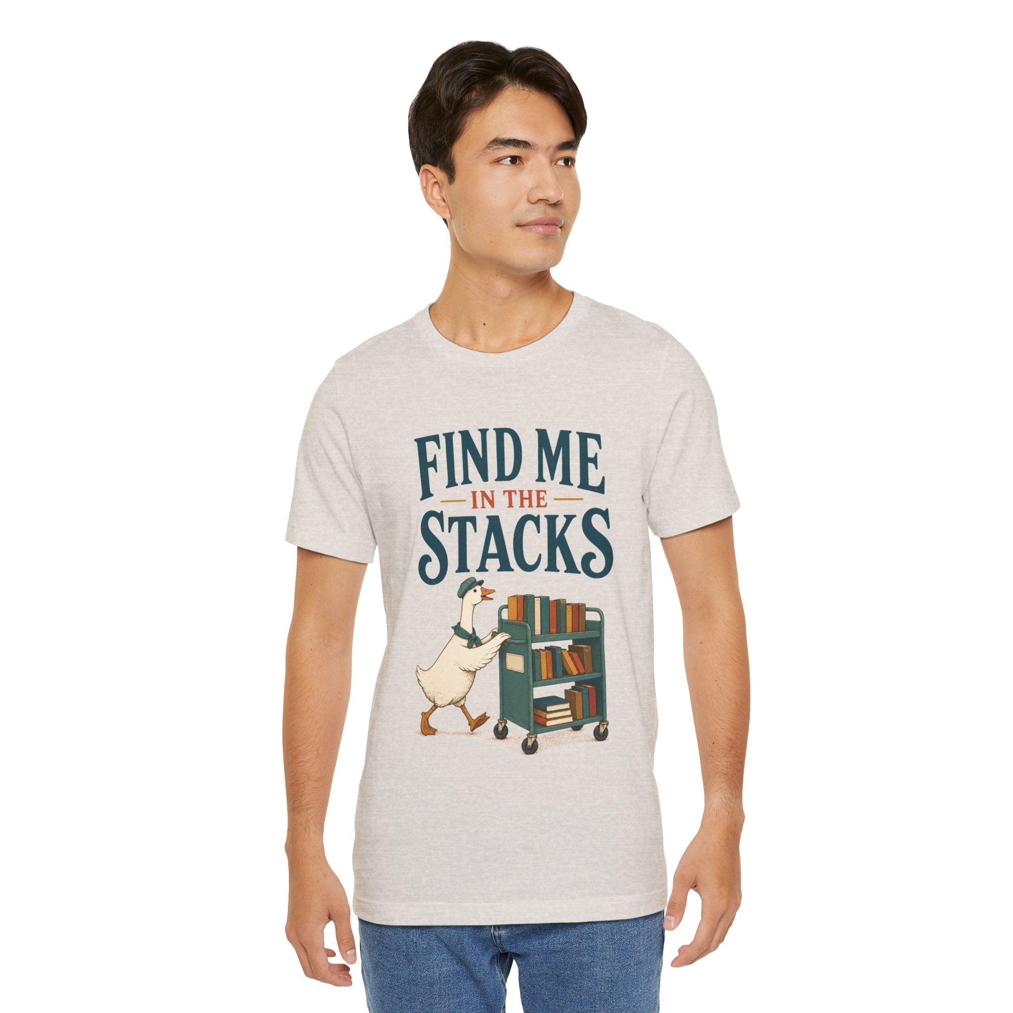Find Me in the Stacks Librarian T-Shirt