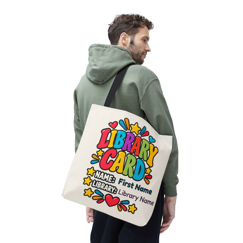 Take Me to the Library Personalized Tote Bag