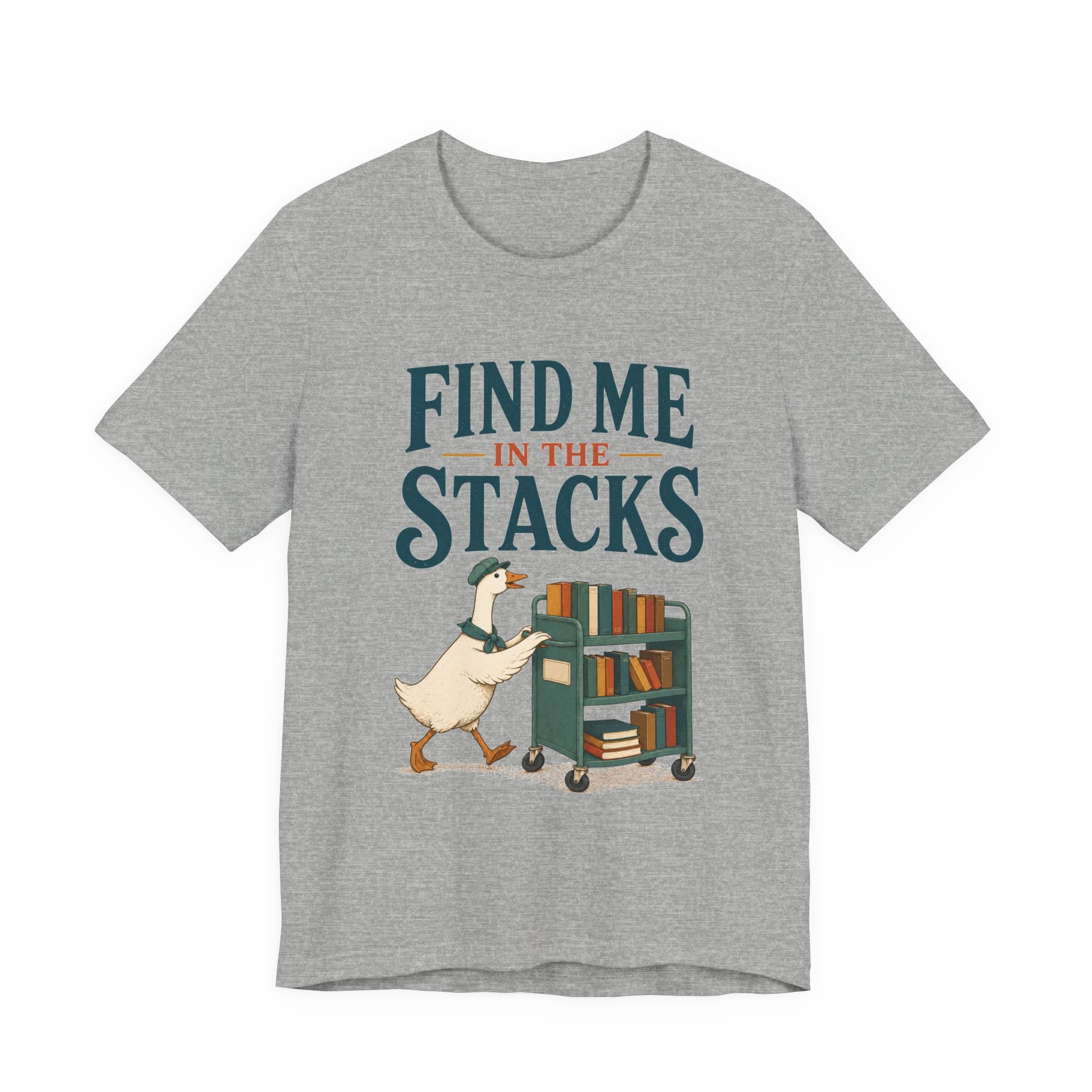 Find Me in the Stacks Librarian T-Shirt