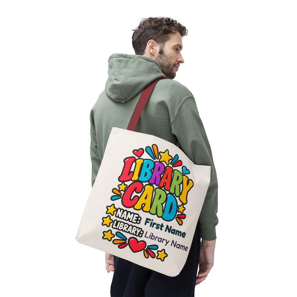 Take Me to the Library Personalized Tote Bag