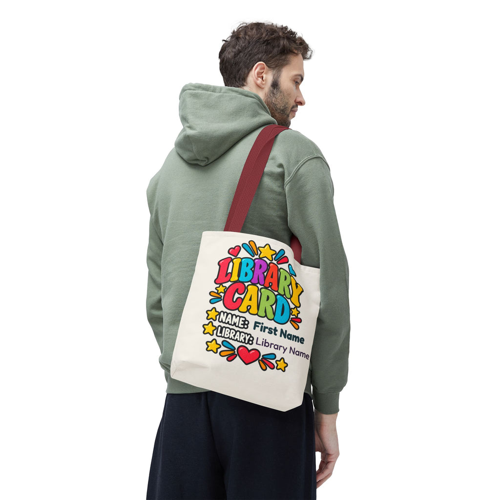 Take Me to the Library Personalized Tote Bag