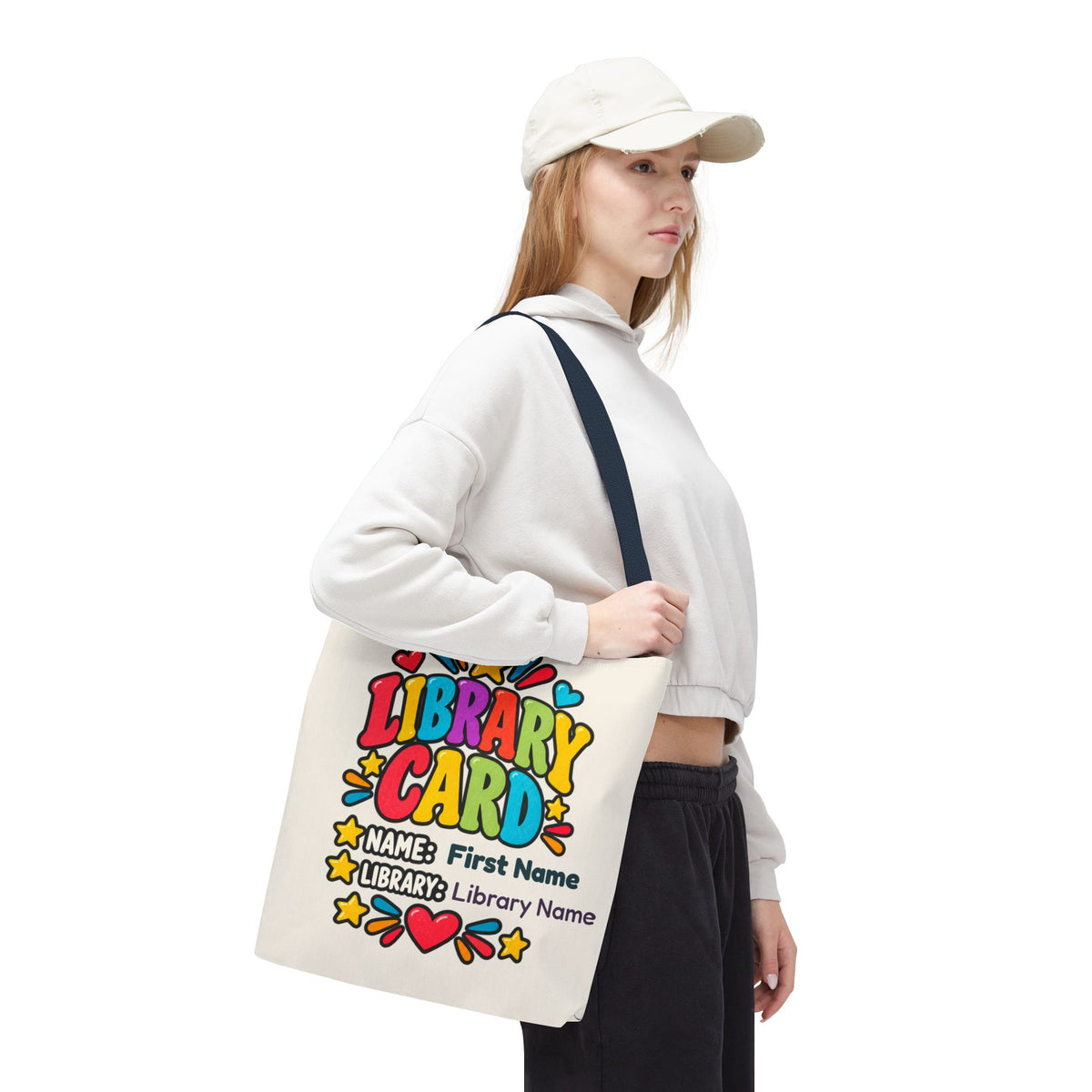 Take Me to the Library Personalized Tote Bag