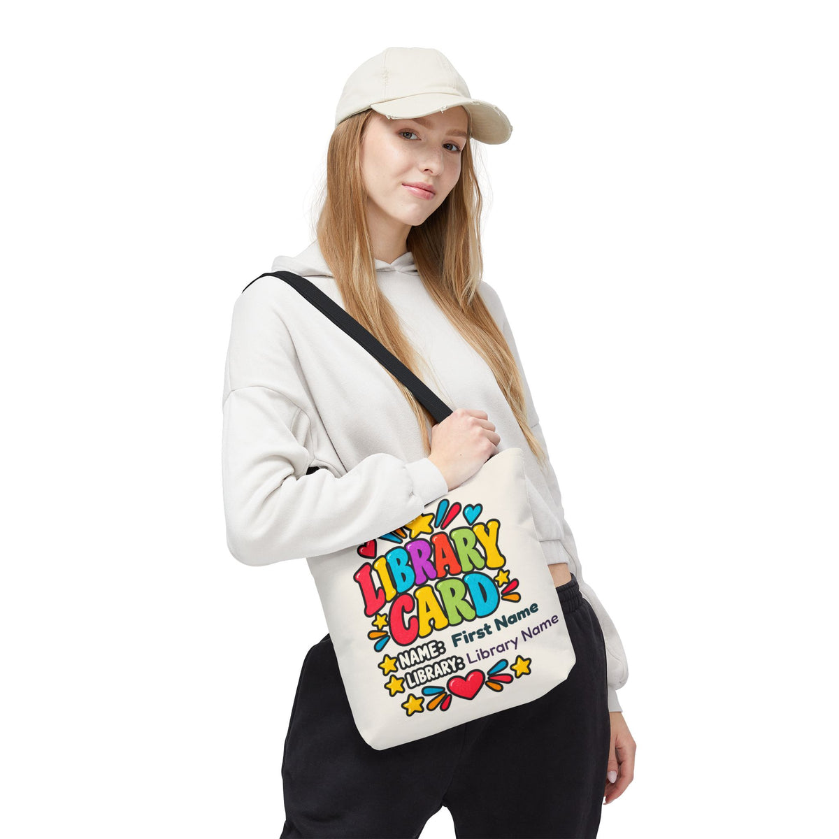 Take Me to the Library Personalized Tote Bag