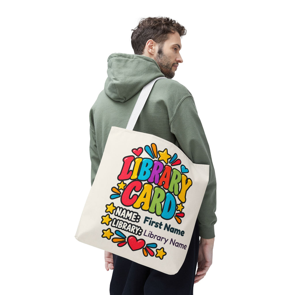Take Me to the Library Personalized Tote Bag