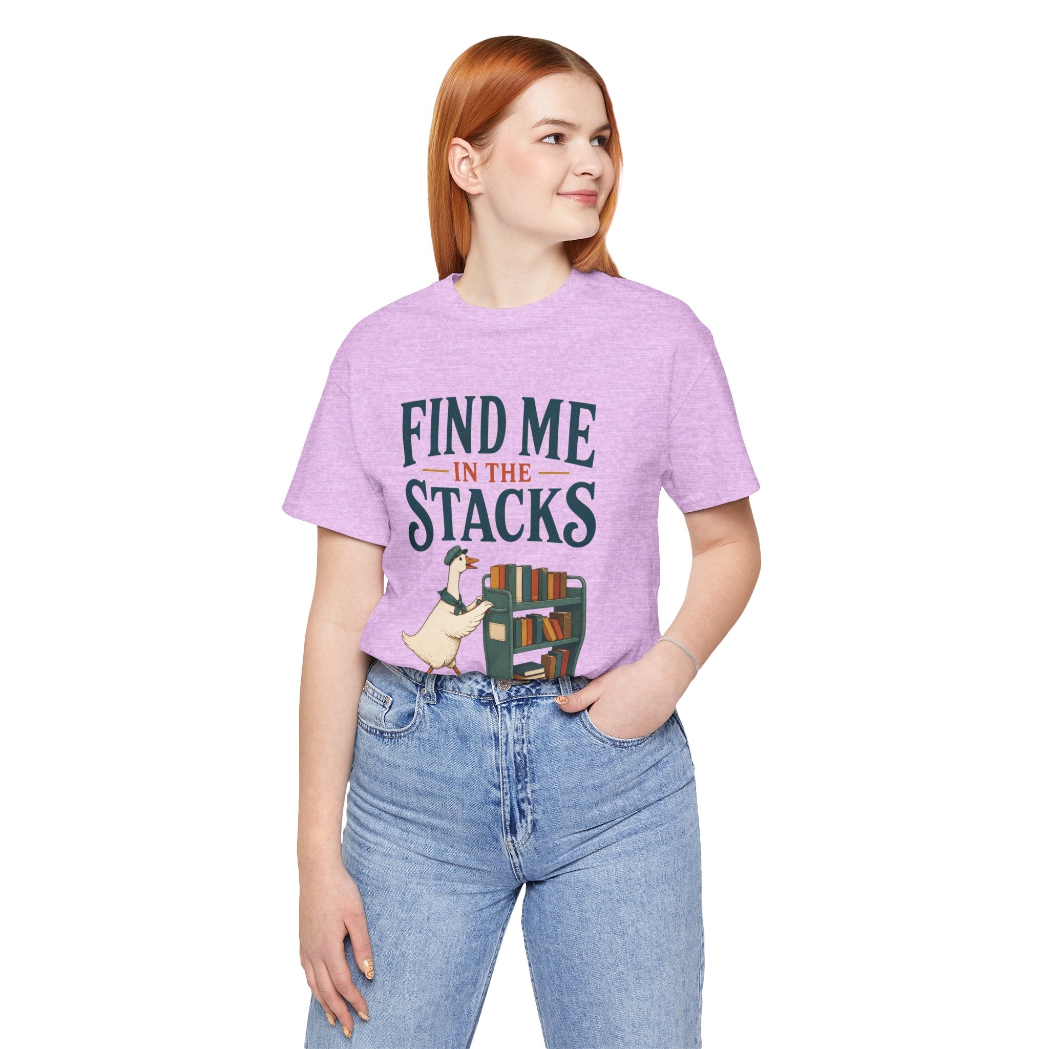 Find Me in the Stacks Librarian T-Shirt