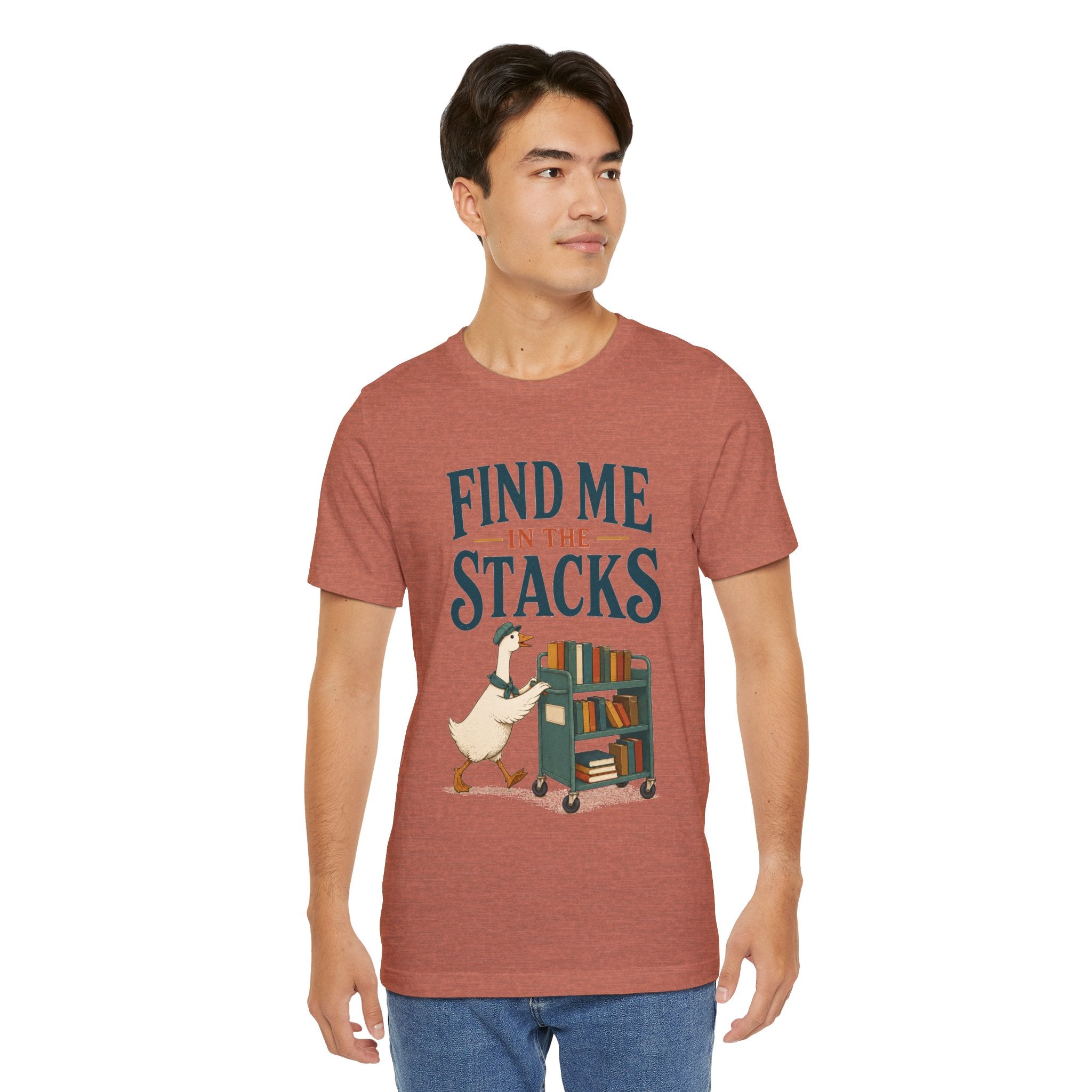 Find Me in the Stacks Librarian T-Shirt