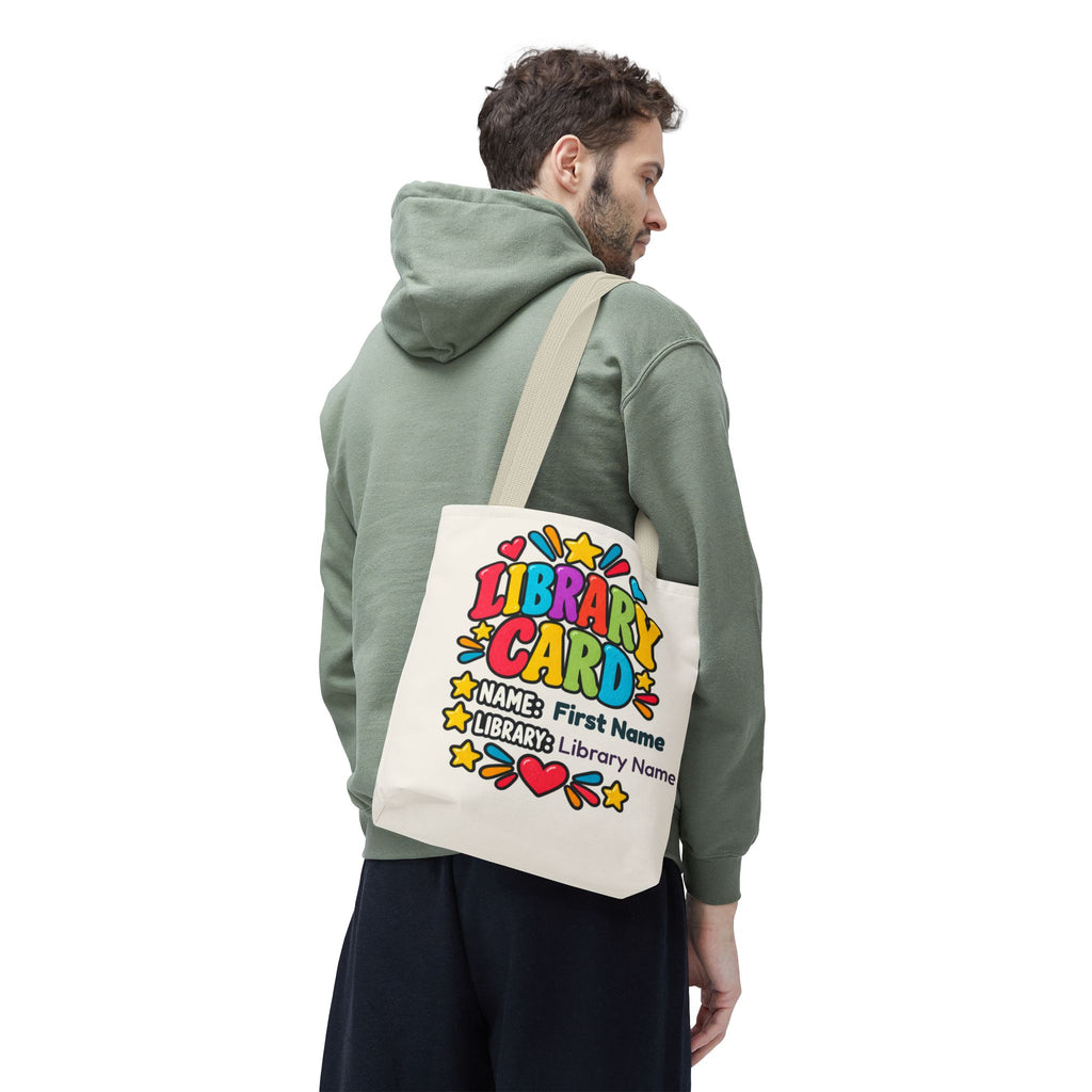 Take Me to the Library Personalized Tote Bag