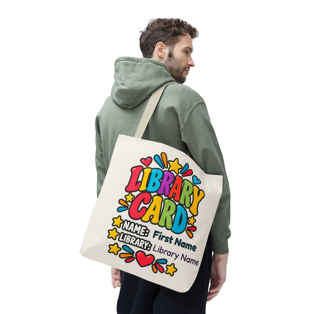Take Me to the Library Personalized Tote Bag