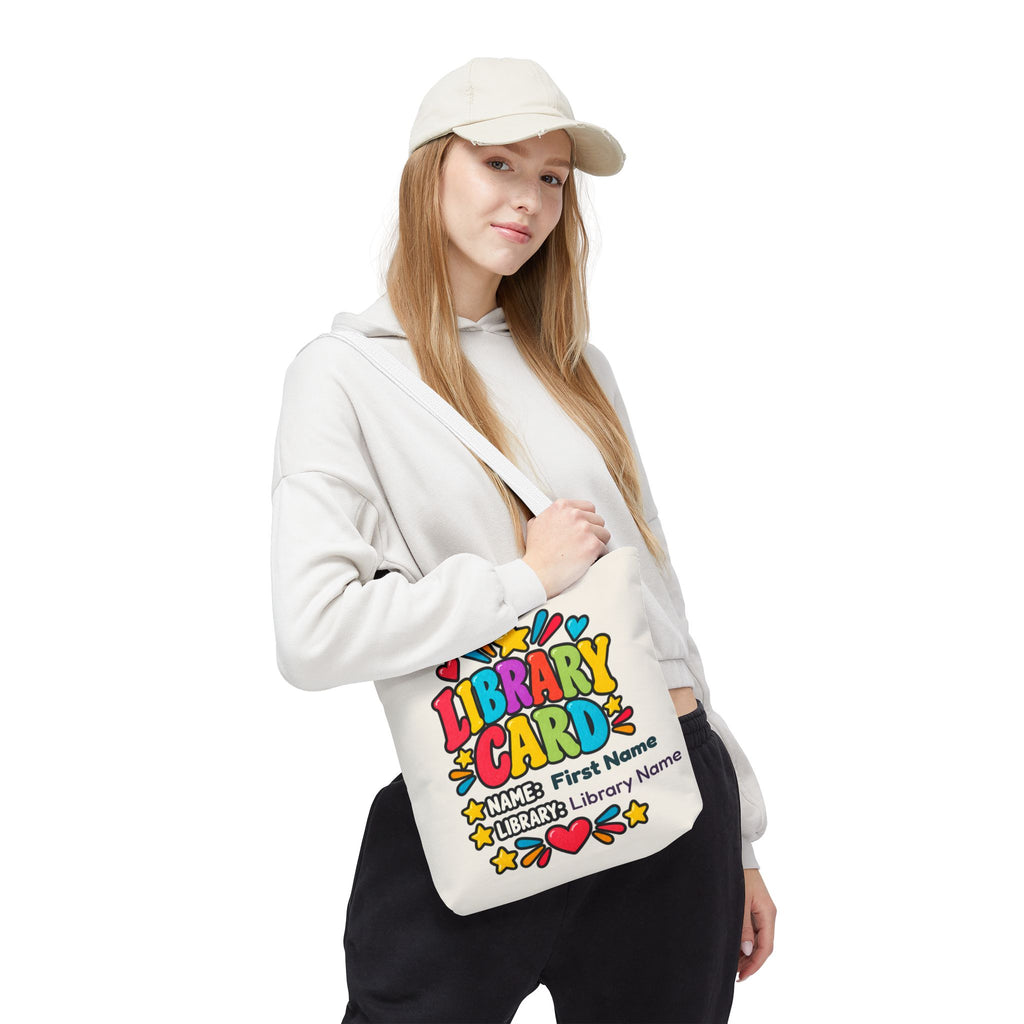 Take Me to the Library Personalized Tote Bag