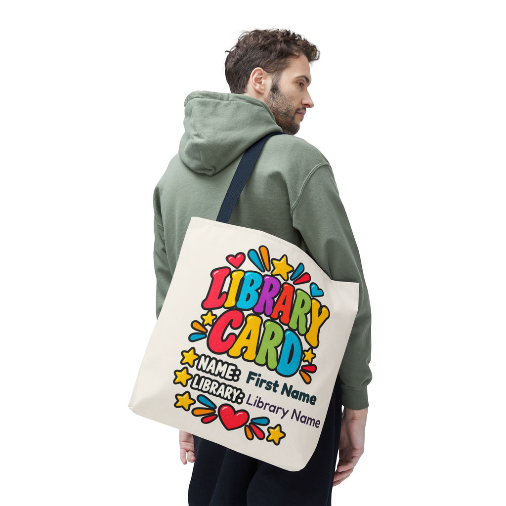 Take Me to the Library Personalized Tote Bag