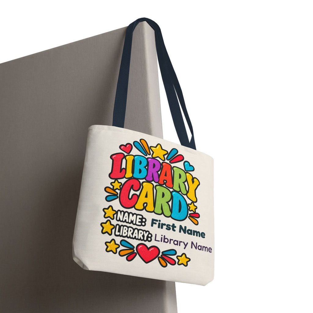 Take Me to the Library Personalized Tote Bag
