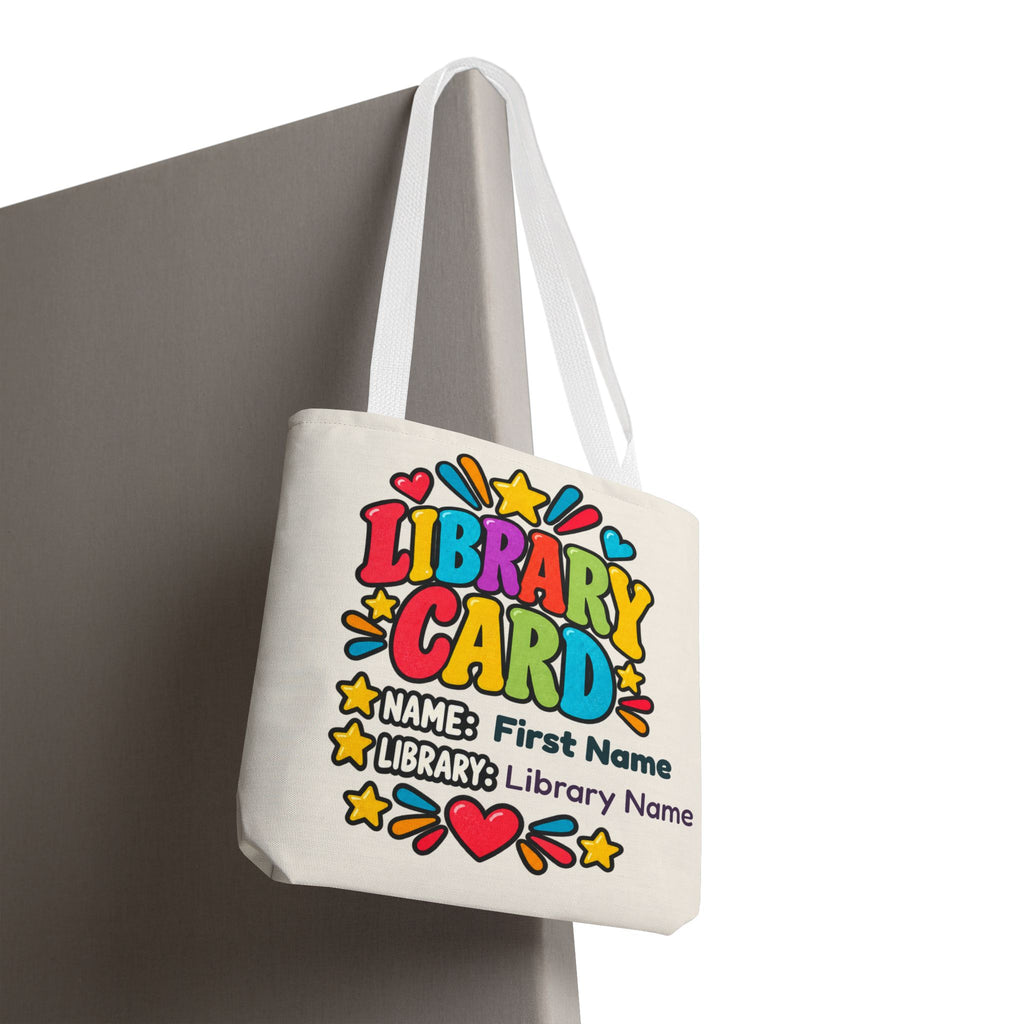 Take Me to the Library Personalized Tote Bag