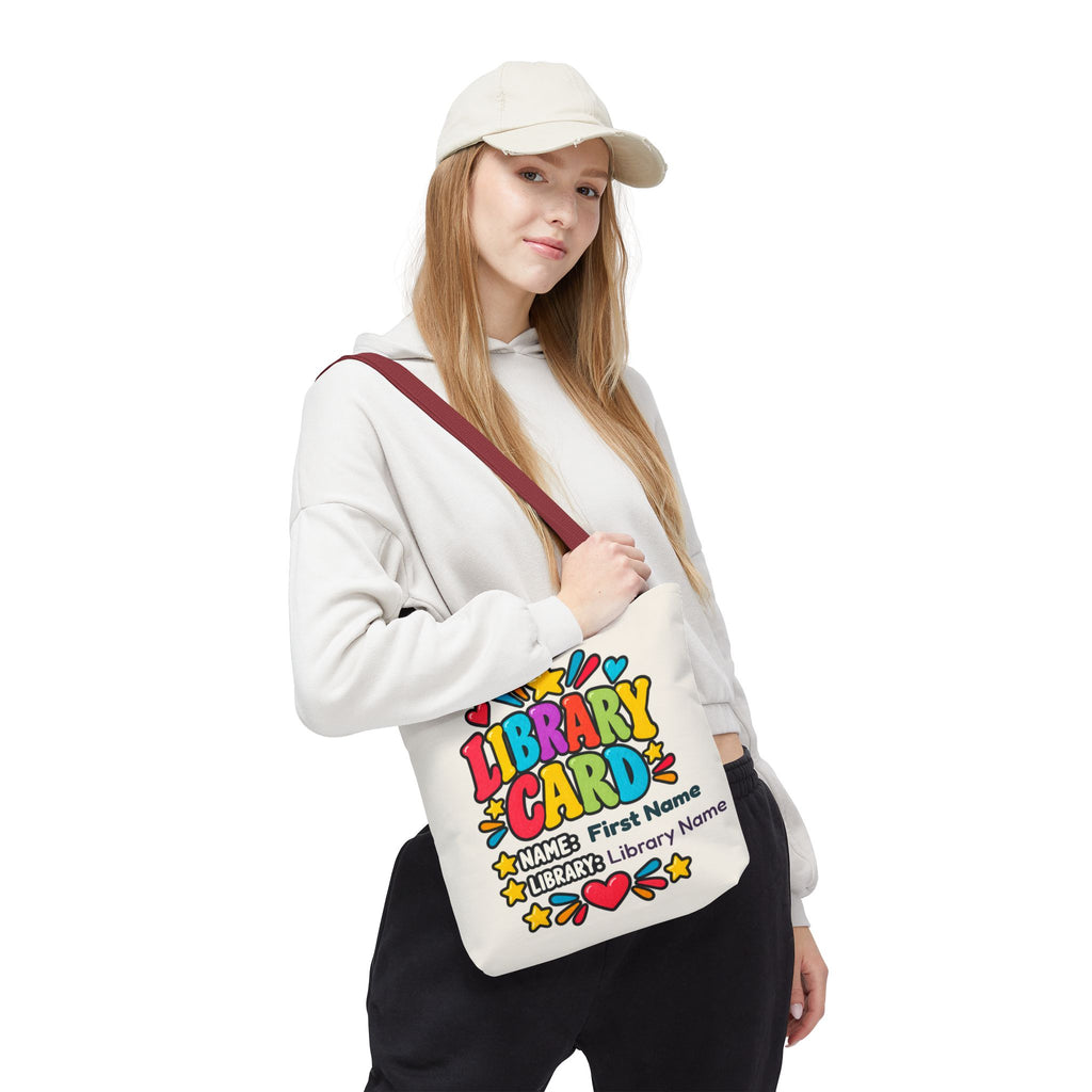 Take Me to the Library Personalized Tote Bag