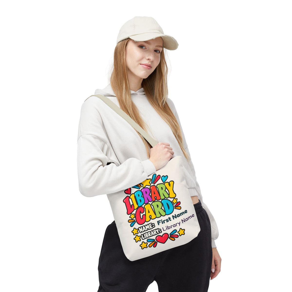 Take Me to the Library Personalized Tote Bag
